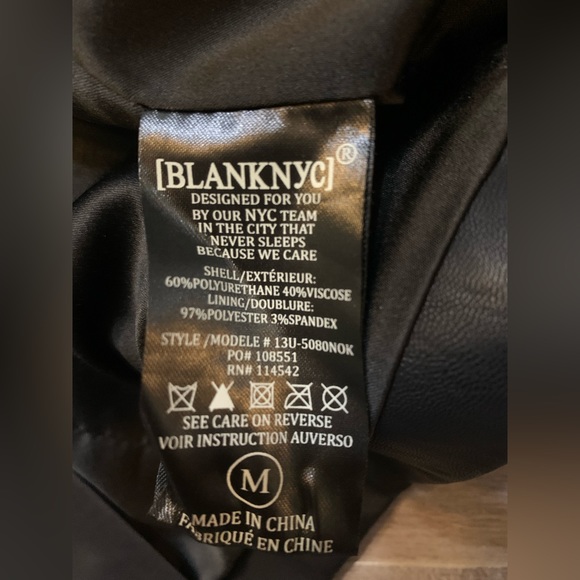 BlankNYC Leather Jacket - Black - Picture 6 of 7